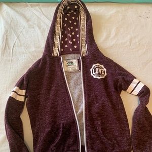 Purple and White Sweater